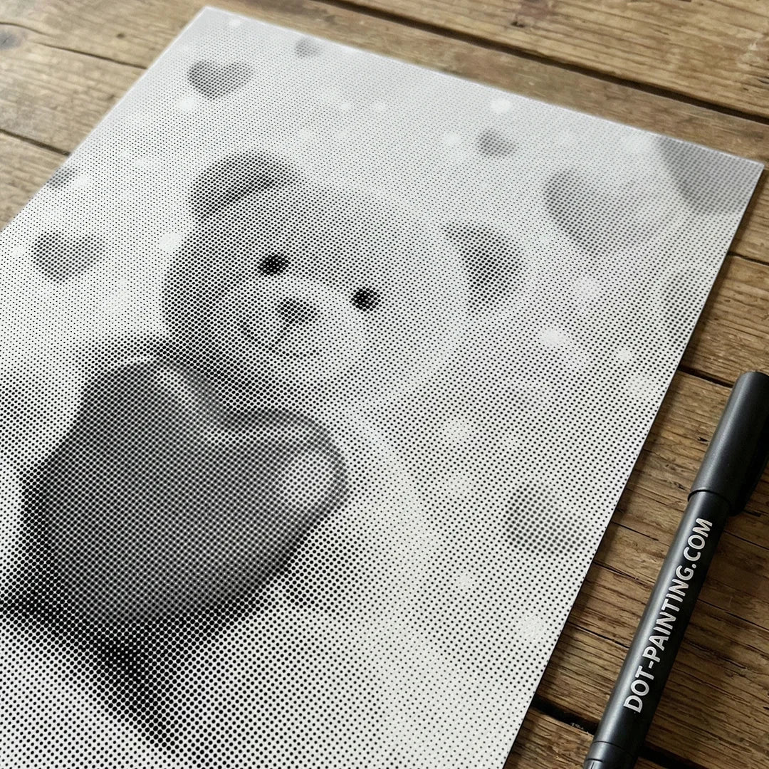 Teddy Bear Dot Painting