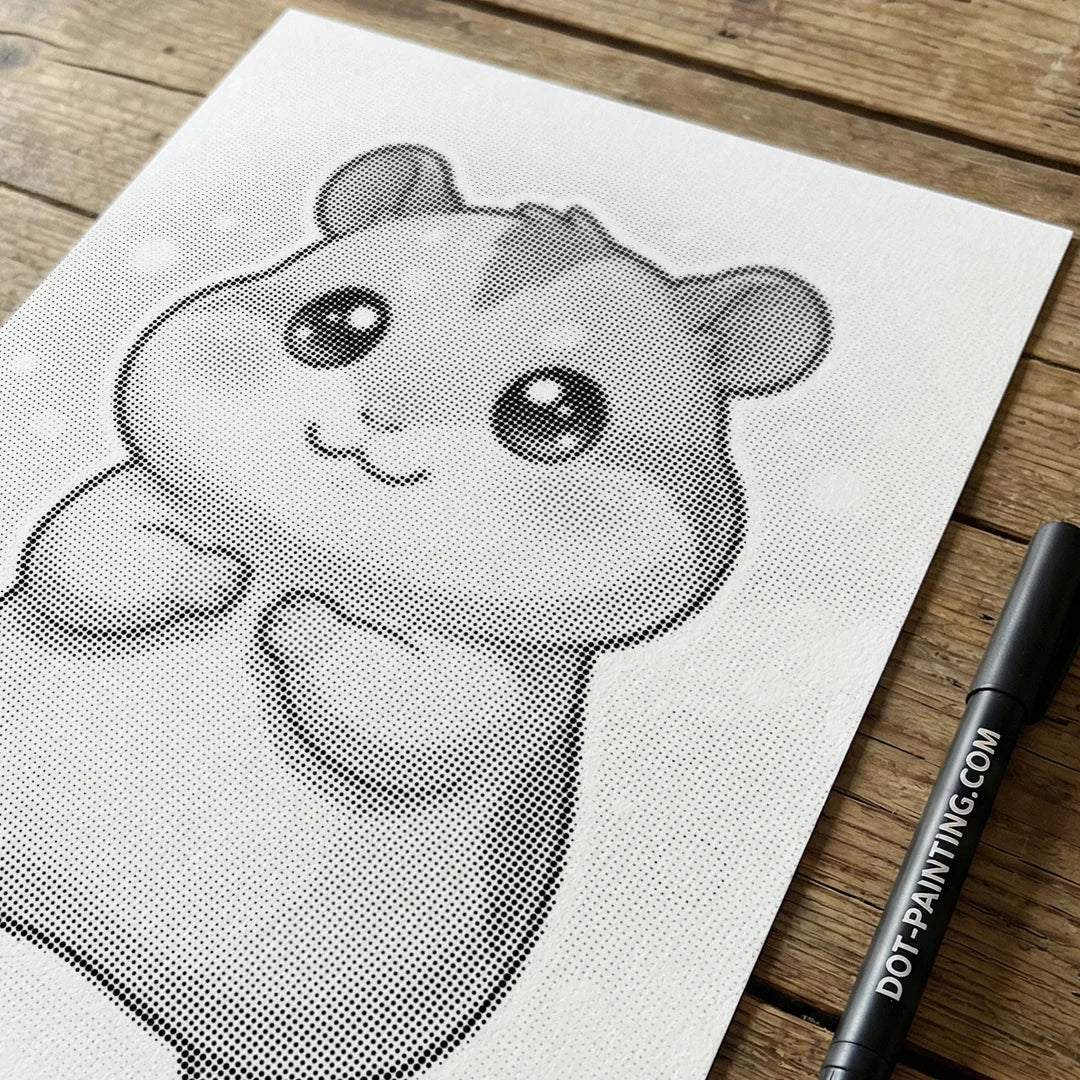 Hamster Dot Painting