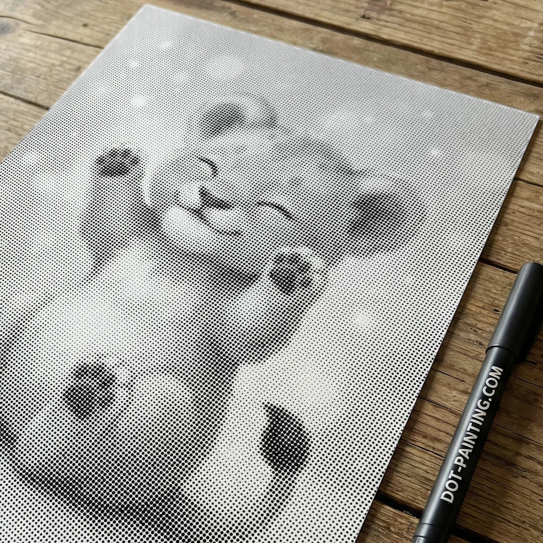 Lion Cub Dot Painting
