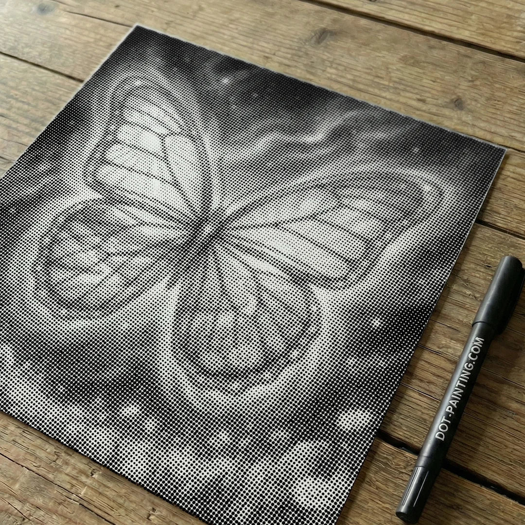 Butterfly of the 4 Seasons Dot Painting