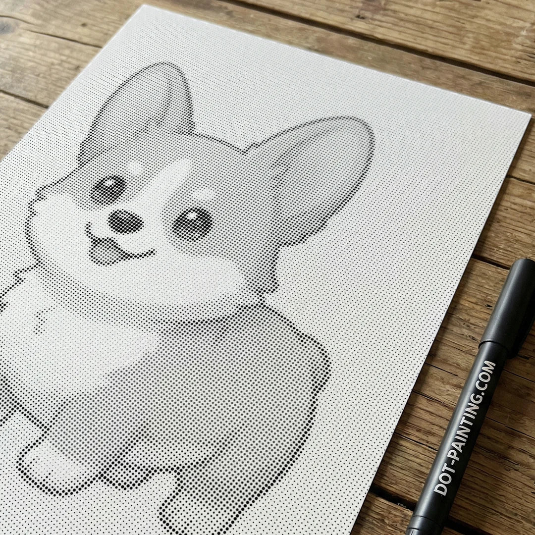 Puppy Dot Painting