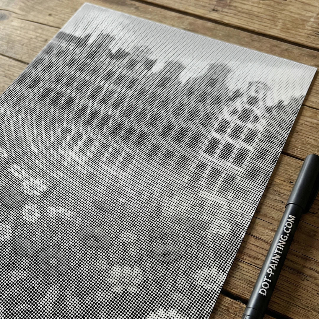 Flower Market Amsterdam Dot Painting