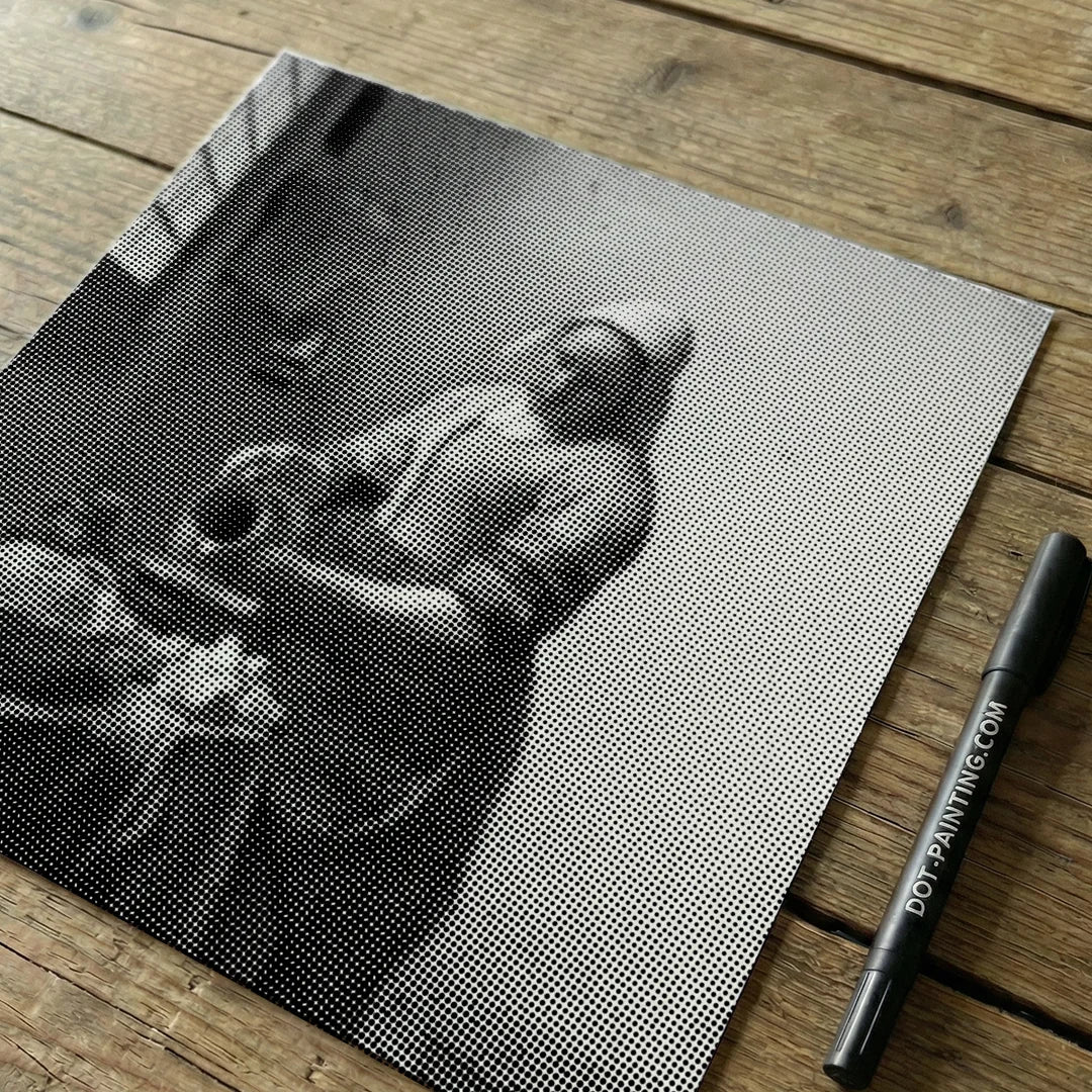 Milkmaid Dot Painting