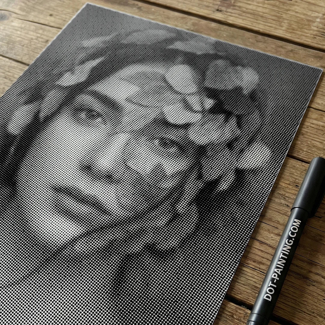 Flower Woman 2 Dot Painting