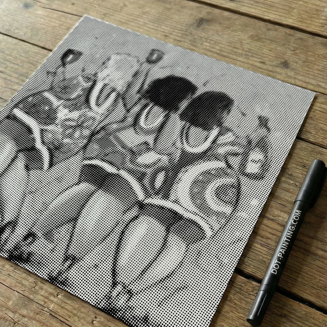 Happy Ladies Win Dot Painting