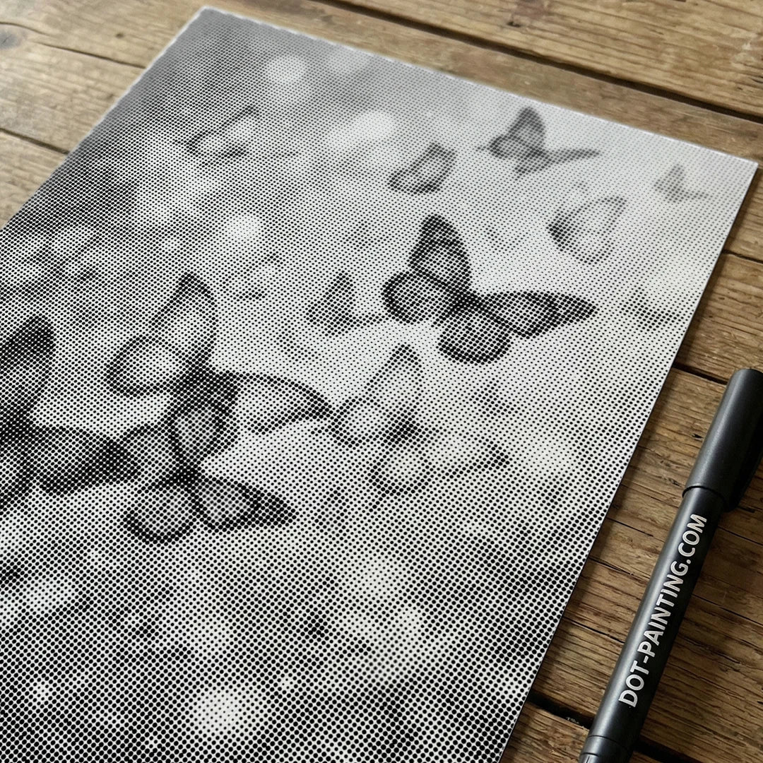 Butterflies Dot Painting