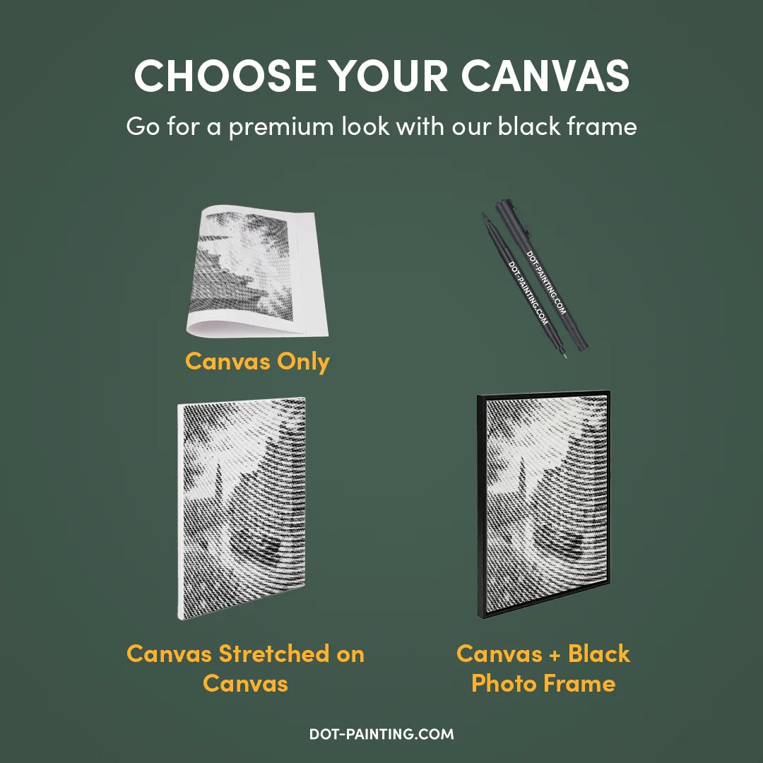 Amsterdam Canal Dot Painting