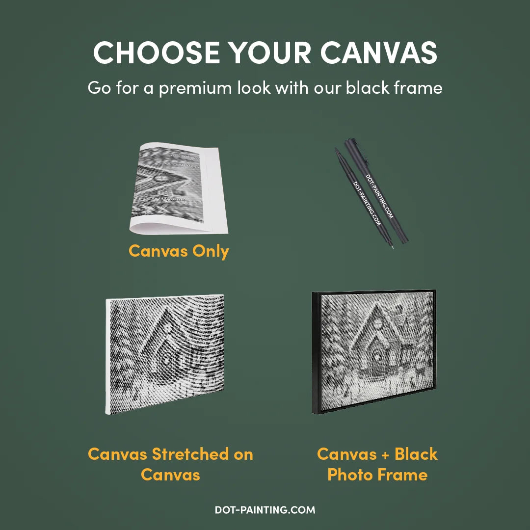 Candy House Dot Painting