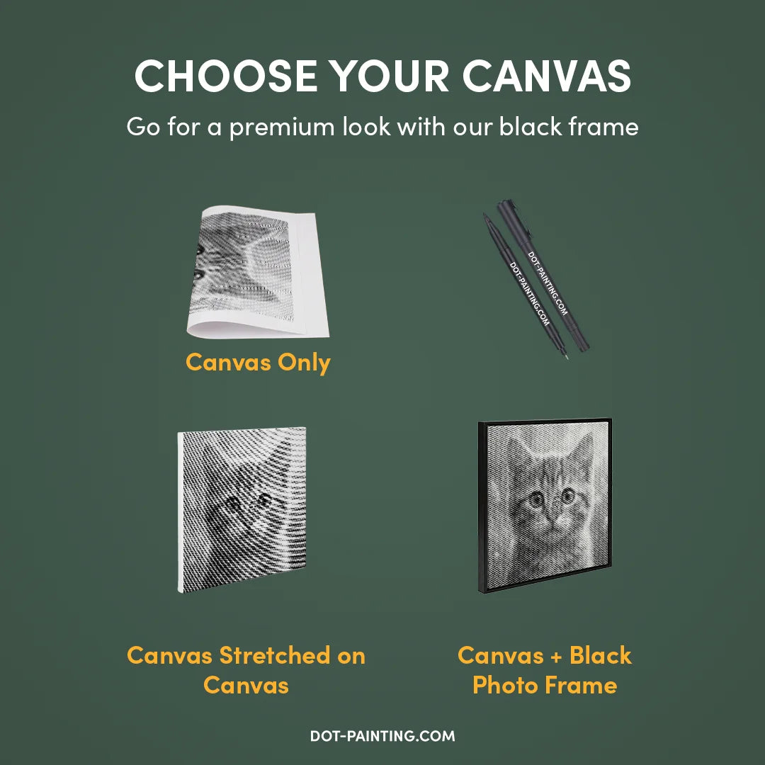 Cat with Butterfly Dot Painting