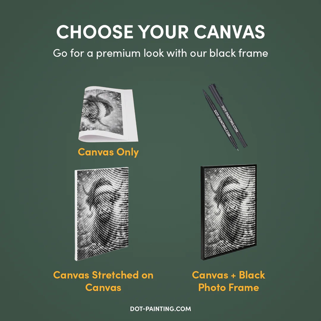 Scottish Highlands with Gifts Dot Painting