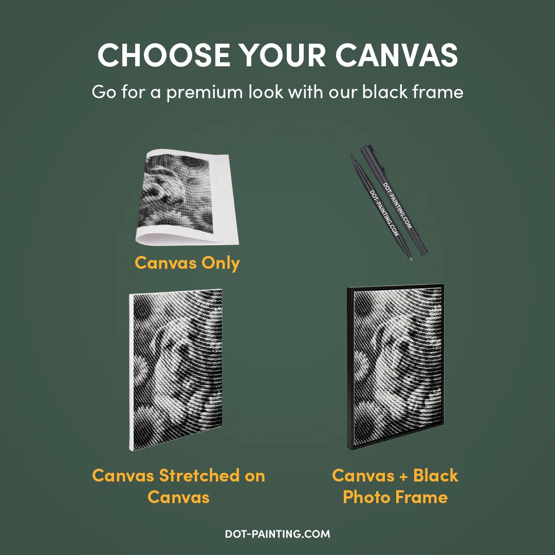 Bulldog Dot Painting