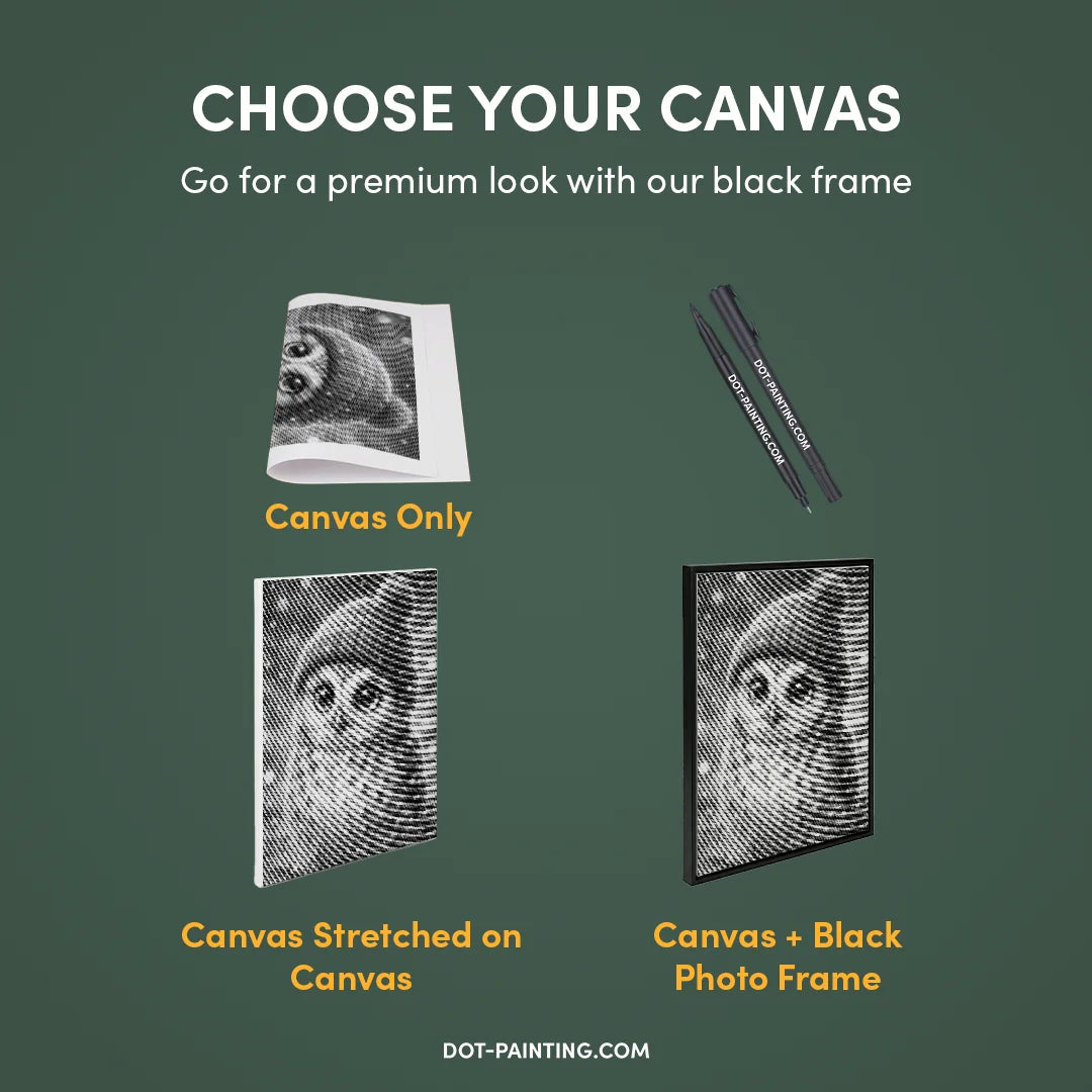 Little Christmas Owl Dot Painting