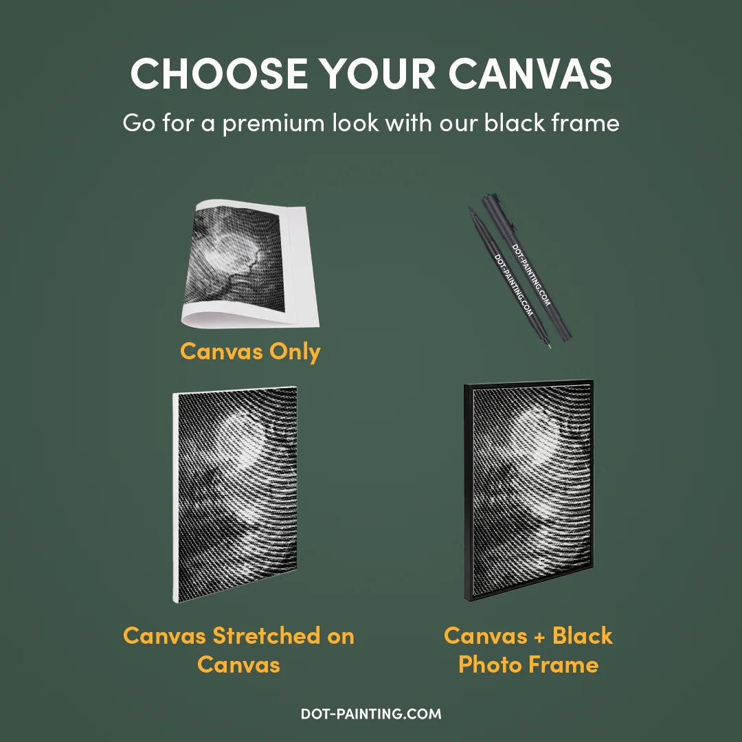 View of The Lighthouse Dot Painting