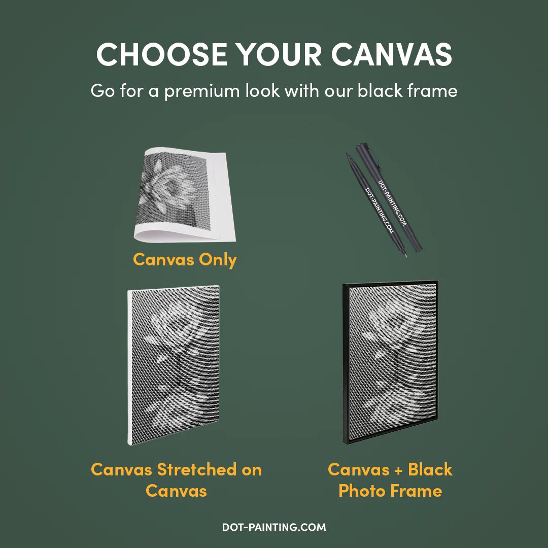 Water Lily on the Water Dot Painting