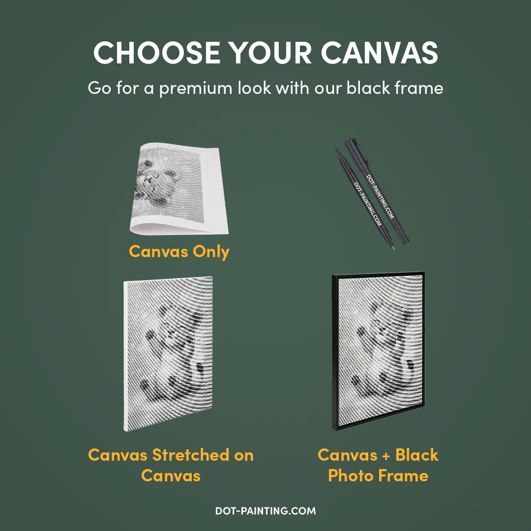 Lion Cub Dot Painting