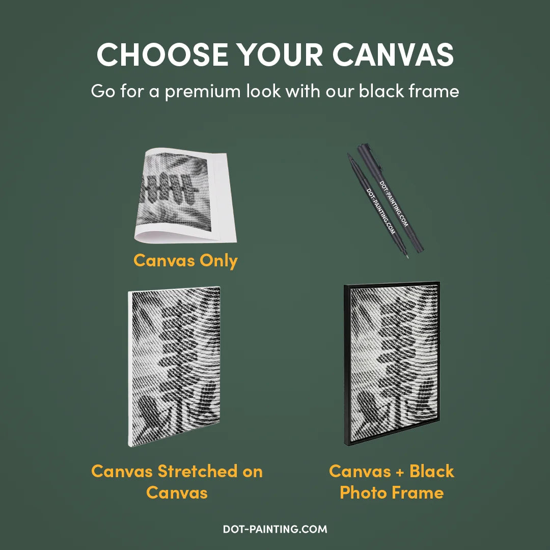 Beach Signs Dot Painting