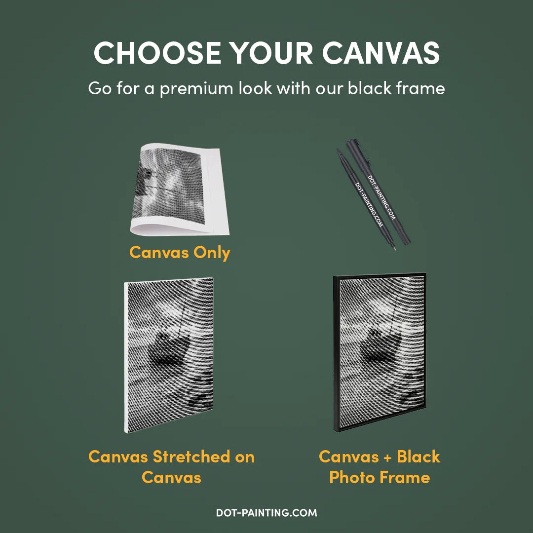 Old Boat Dot Painting