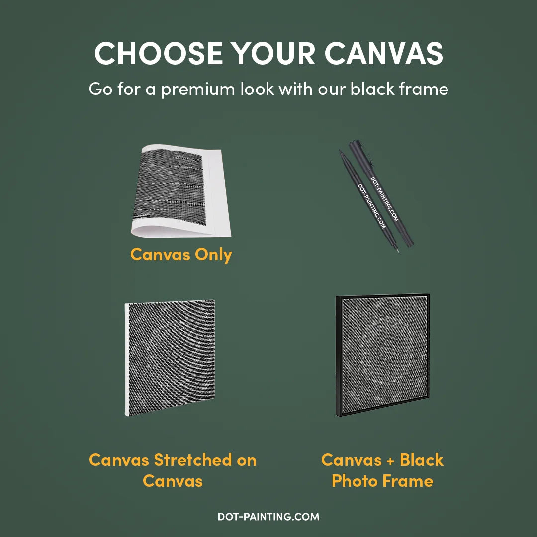 Mandala Tile Dot Painting