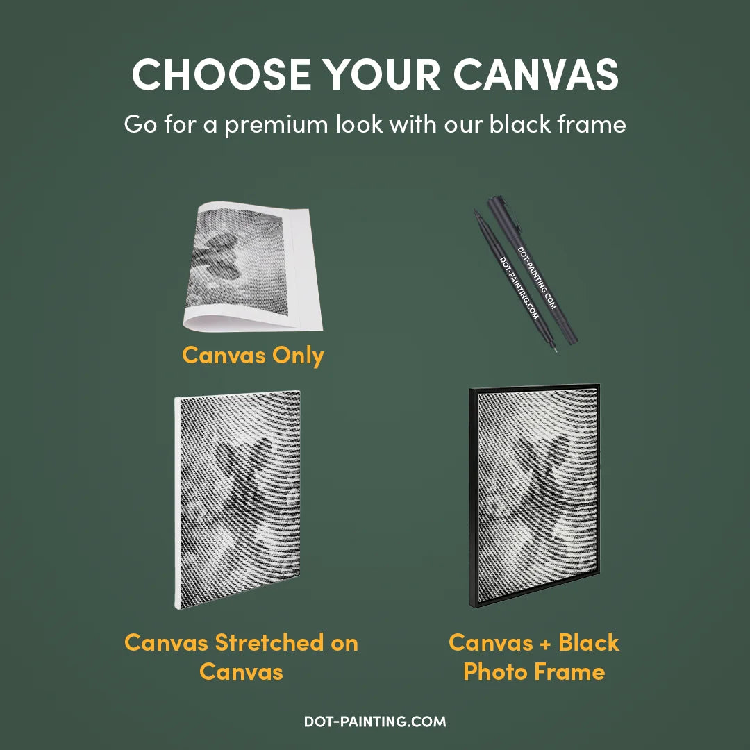 Elephant Reflection Dot Painting