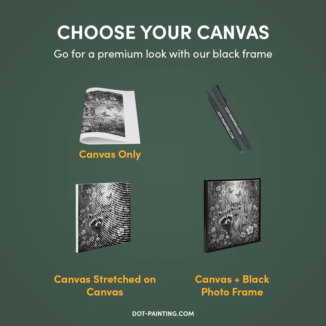 Happy Animals Dot Painting