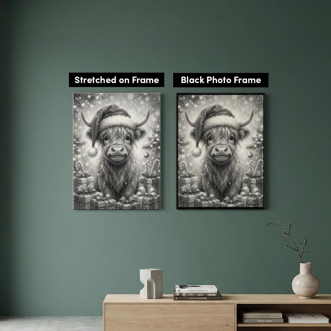 Scottish Highlands with Gifts Dot Painting