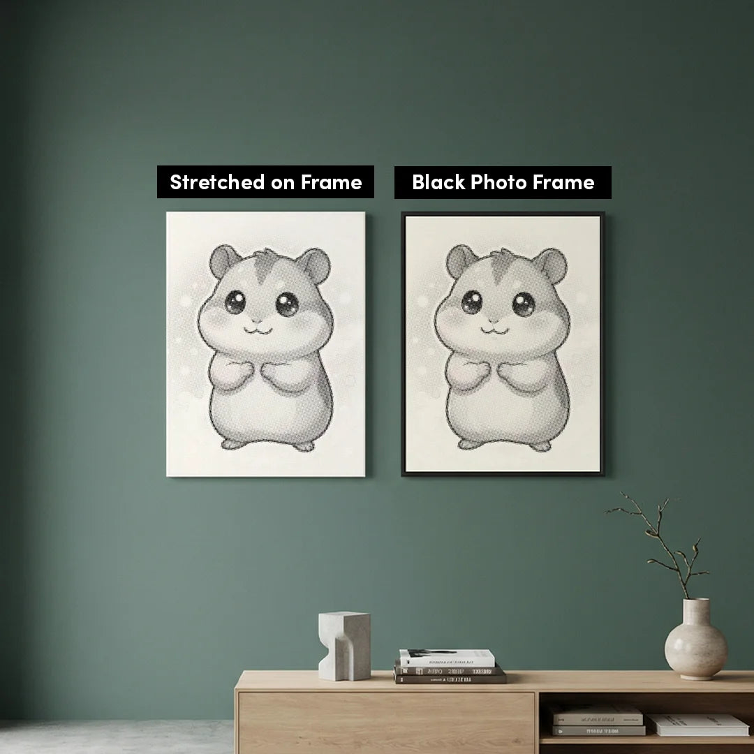 Hamster Dot Painting