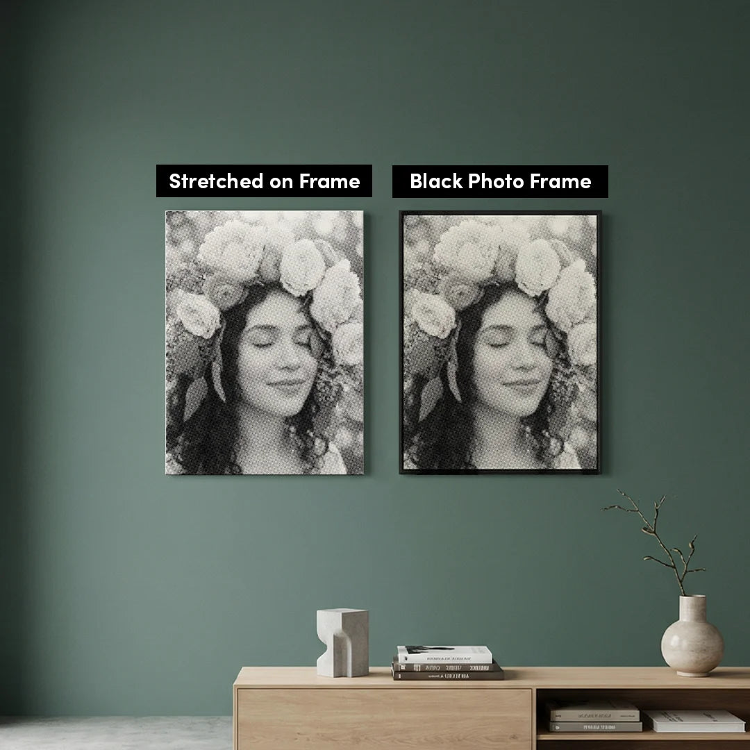 Women with Flowers 2 Dot Painting