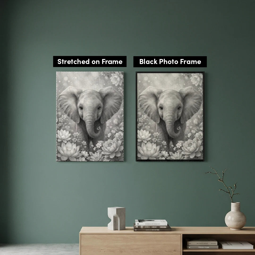 Elephant Dot Painting