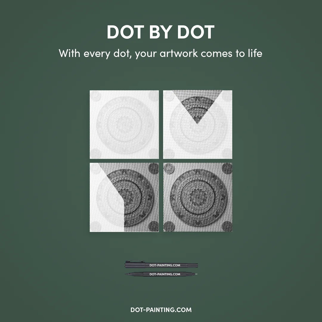 Mandala 13 Dot Painting