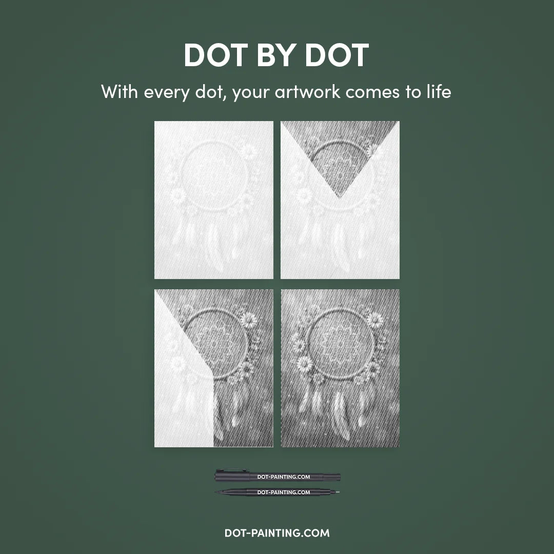 Dreamcatcher Dot Painting