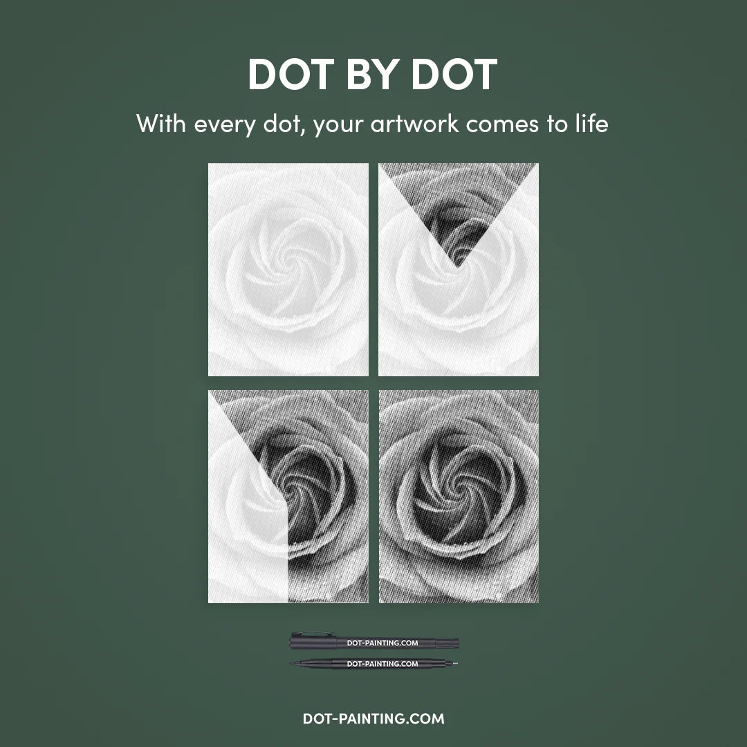 Rose Dot Painting