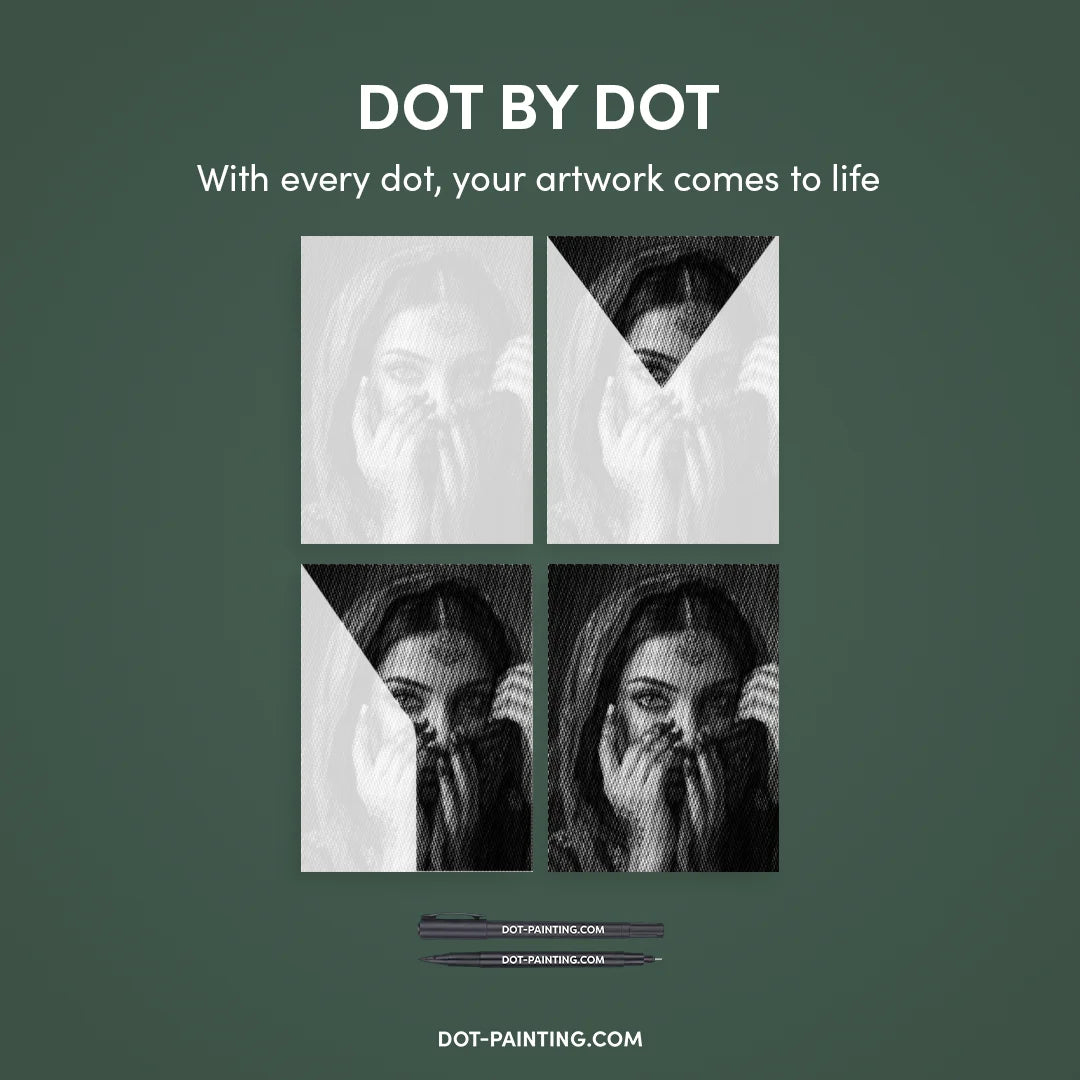 Beautiful Indian Dot Painting