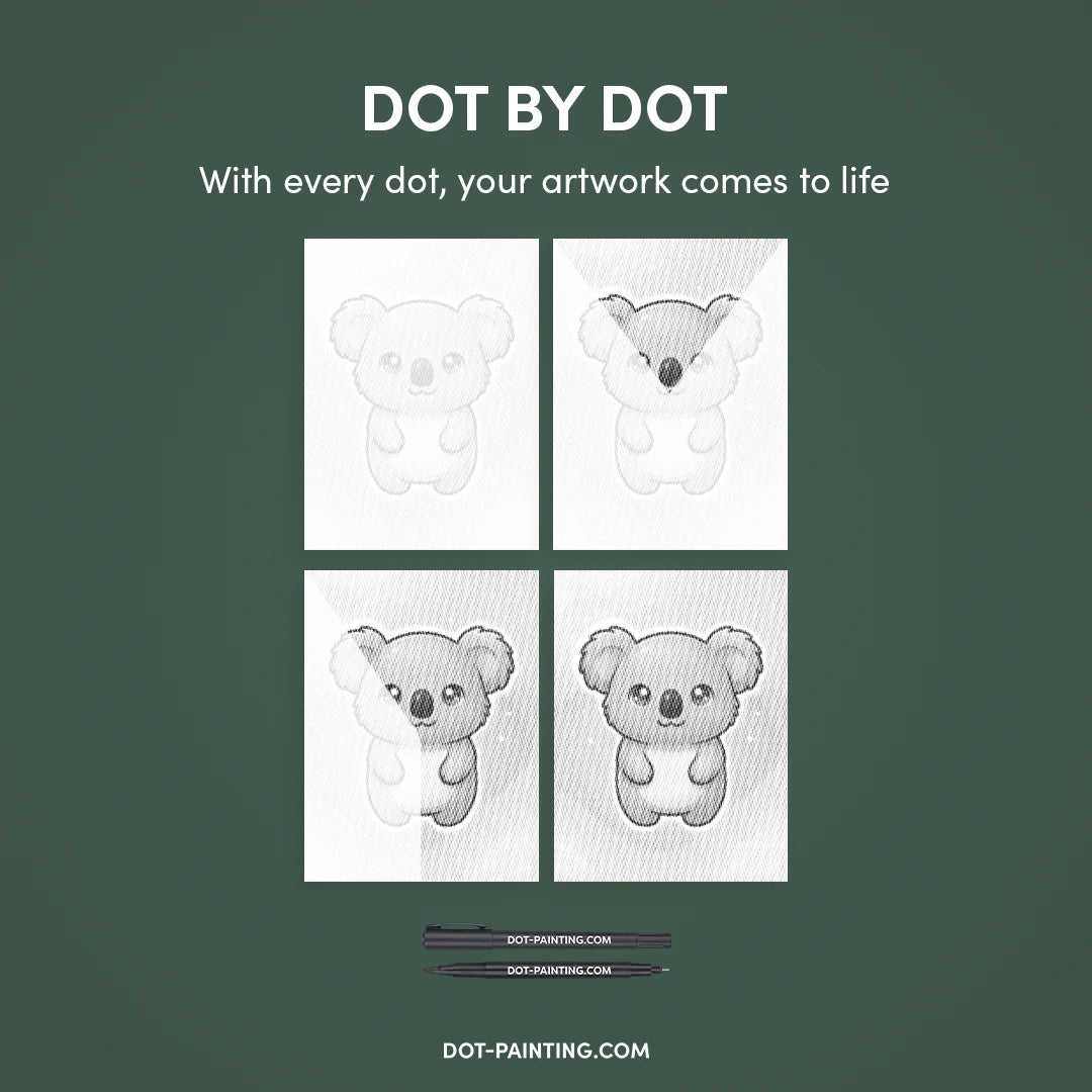 Koala Dot Painting